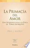 La primacía del amor