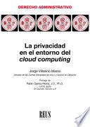 La privacidad en el entorno del cloud computing