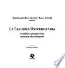 La reforma universitaria