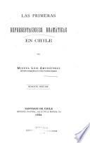 Las primeras representaciones dramáticas en Chile