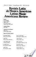 Latin American Music Review