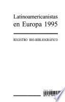 Latinoamericanistas En Europa 1995