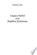 Lengua y béisbol en la República Dominicana