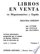 Libros en venta en Hispanoamérica y España