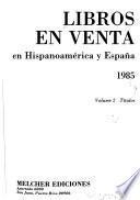 Libros en venta en Hispanoamérica y España