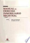 Manual de derecho inmobiliario registral