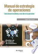 Manual de estrategia de operaciones