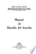 Manual de filosofía del derecho