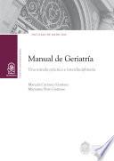 Manual de geriatría