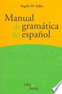 Manual de gramática del español