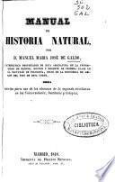 Manual de historia natural