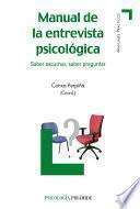 Manual de la entrevista psicológica