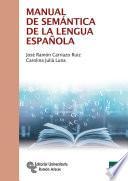 Manual de Semántica de la Lengua Española