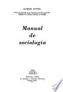 Manual de sociología