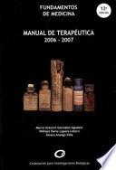 Manual de Terapeutica