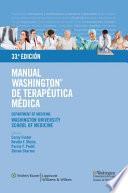 Manual Washington de terapéutica médica