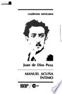 Manuel Acuña íntimo