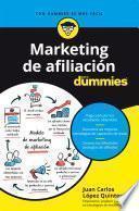 Marketing de afiliación para dummies