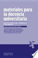 Materiales para la docencia universitaria