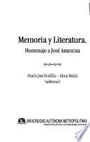 Memoria y literatura