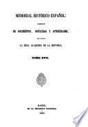 Memorial histórico español: coleccion de documentos, opúsculos y antigüedades