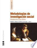 Metodologías de la investigación social