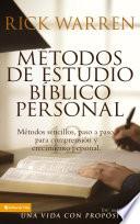 Métodos de estudio bíblico personal