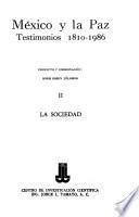 México y la paz: La sociedad