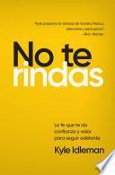 No te rindas