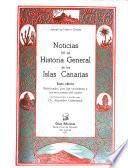 Noticias de la historia general de las Islas Canarias