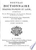 Nouveau dictionnaire espagnol-françois et latin