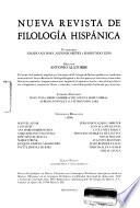 Nueva revista de filología hispánica