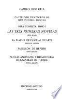 Obra completa: Las tres primeras novelas (1942-43-44)