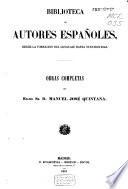 Obras completas del excmo. sr. d. Manuel José Quintana