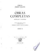 Obras completas (novelas y cuentos) Estudio preliminar