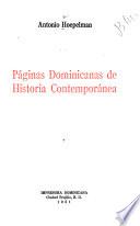 Páginas dominicanas de historia contemporánea