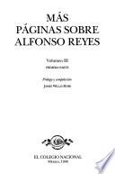 Páginas sobre Alfonso Reyes