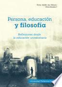 Persona, educación y filosofía