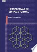 Perspectivas de sintaxis formal