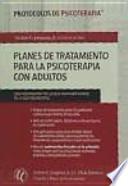 Planes de tratamiento para la psicoterapia con adultos