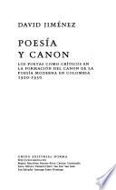 Poesía y canon