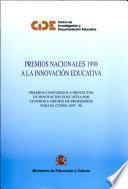 Premios nacionales 1998 a la innovación educativa