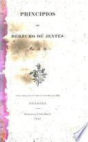 Principios de derecho de jentes