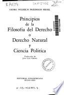 Principios de la filosofía del derecho