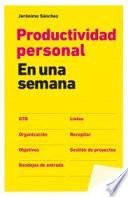 Productividad personal en una semana