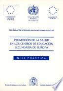 Promoción de la salud en los centros de educación secundaria de Europa