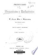 Prontuario de hispanismo y barbarismo