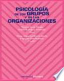 Psicología de los grupos y de las organizaciones