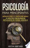 Psicología para principiantes