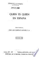 Quién es quién en España